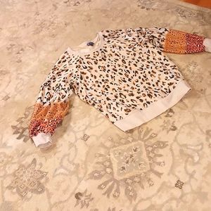 Democracy animal print top, 1x, in new condition without tags,never worn.ptp 23"